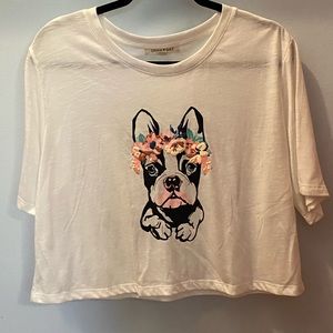 3 for $20 - Floral Flower Dog Crop Top